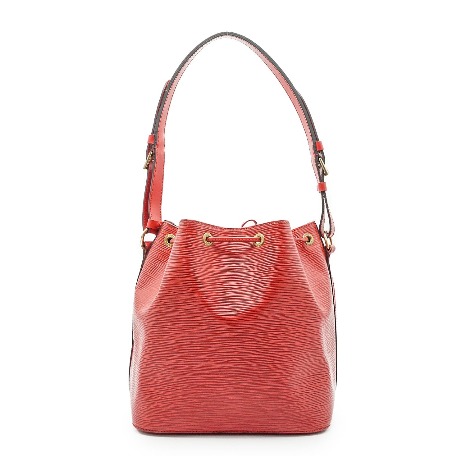 Epi Petit Noe Red Shoulder Bag