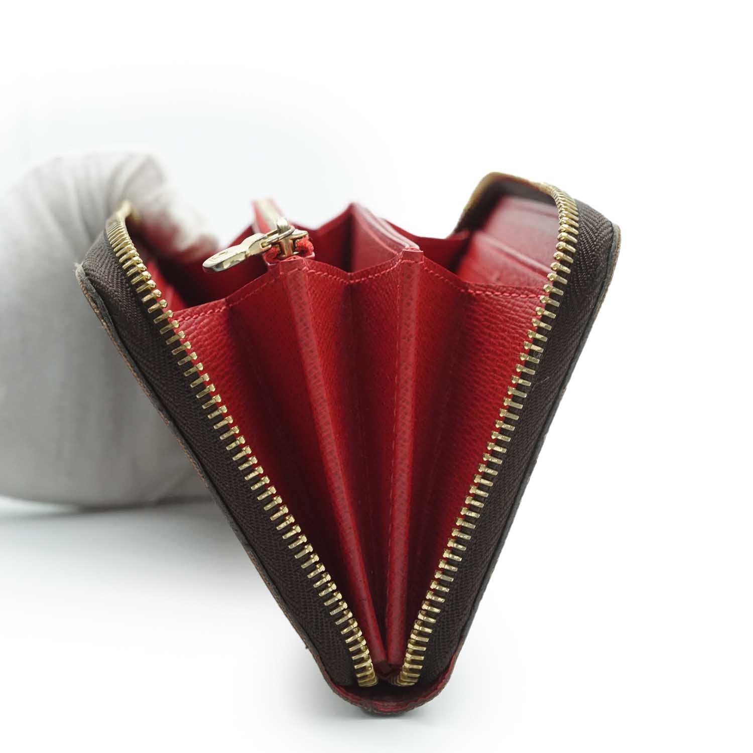 Monogram Sticker Zippy Long Wallet