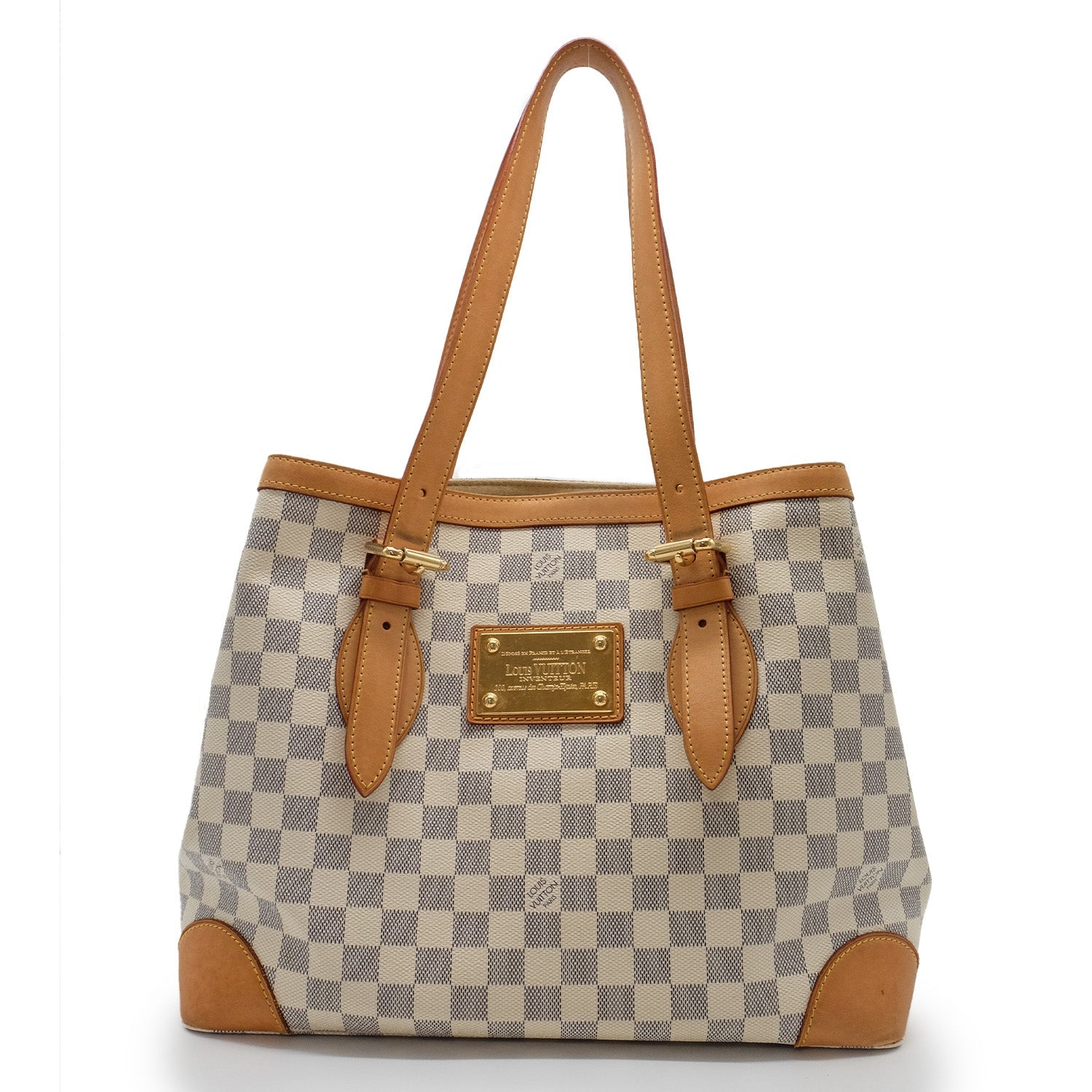 Louis vuitton damier discount azur hampstead mm