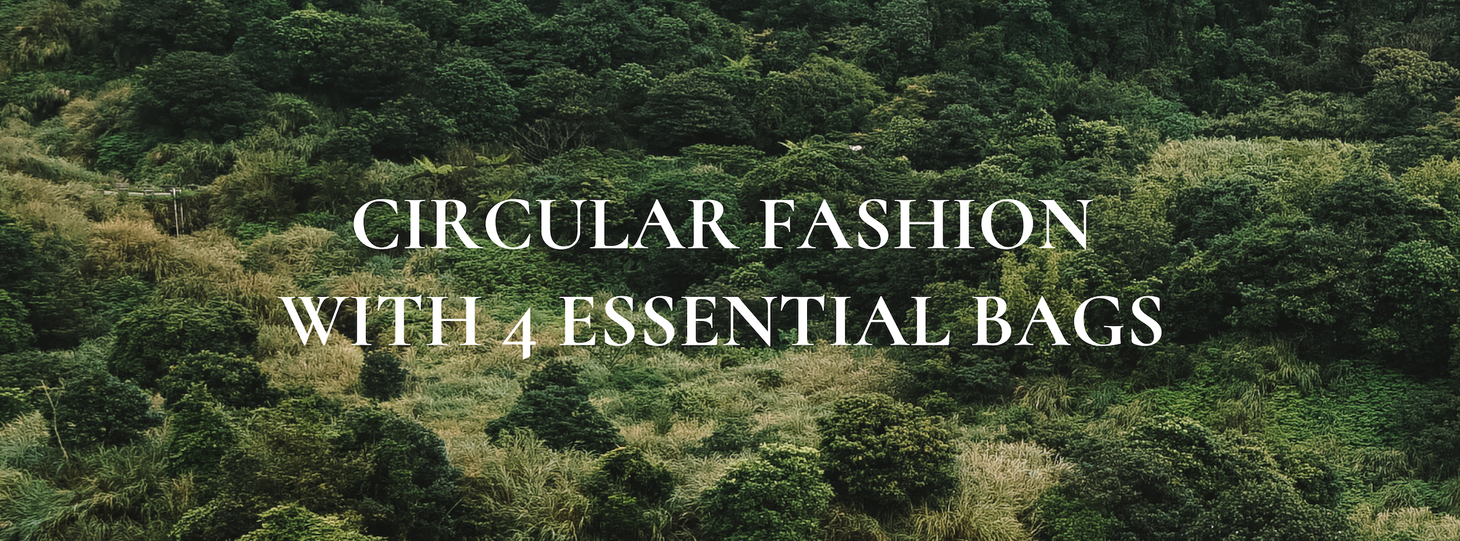Circular Fashion: 4 Essential Bags in Rotation
